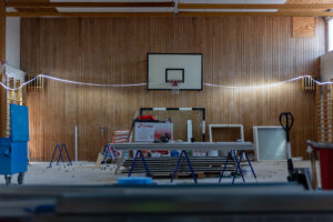 Wallerska skolan, ROT-åtgärder idrottshall.