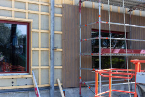 Wallerska skolan, fasad, ThermoWood.